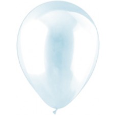 Clear Crystal Latex Balloon 12"